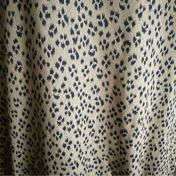 Scotch & Soda Brown Animal Print Ruffle Skirt Mini Dress Size M - Picture 9 of 9